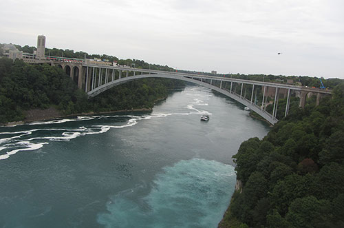First bridge after the falls