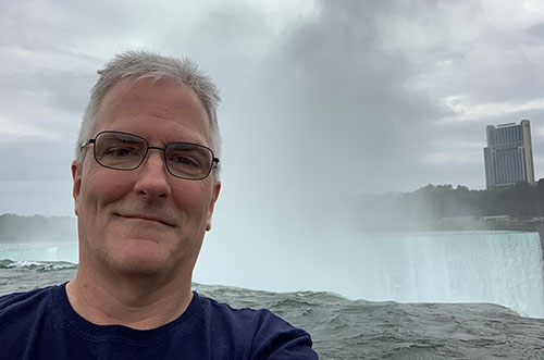 Pat at the Falls