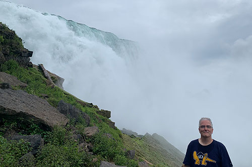Pat close to the Falls