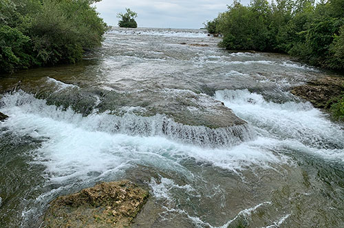 Rapids on the river