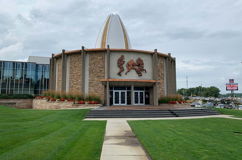 Exterior of Pro Football Hall of Fame