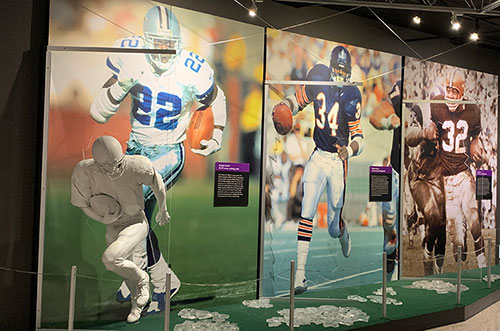 Walter Payton, Emmitt Smith and Jim Brown