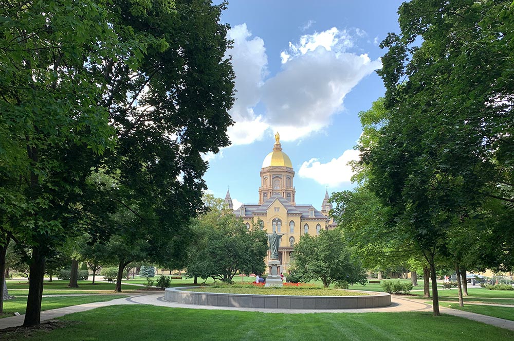 Golden Dome at Notre Dame