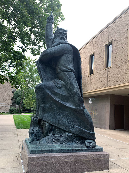 Moses statue