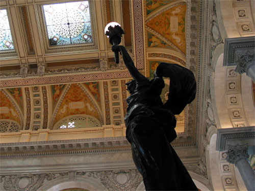 Statue at Library of Congress