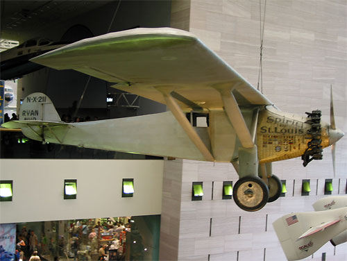 Spirit of St. Louis at Smithsonian Institute